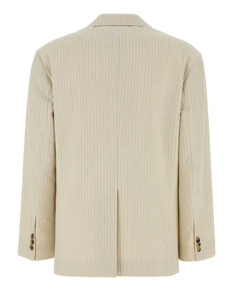 Dries van Noten Women's Embroidered Cotton Blend Birdy Blazer Ecru Giacche E Gilet Jacket Ecru