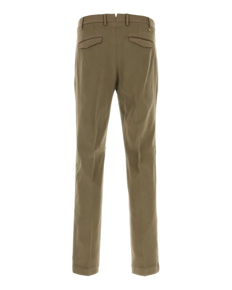 PT TORINO Stretch Cotton Trousers — Green Green