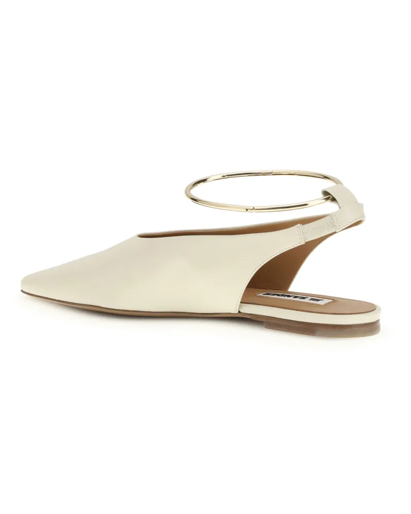 Jil Sander Ring Flat — Beige Beige