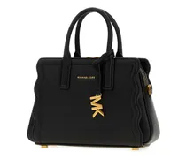 Women's Xbody Top Handle Bag Black Leather