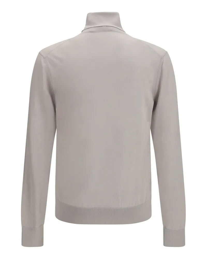 Dolce & Gabbana Men's Cashmere Turtleneck Sweater Beige Chiarissimo Kashmir-Capra Hircus Kashmir/capra Beige