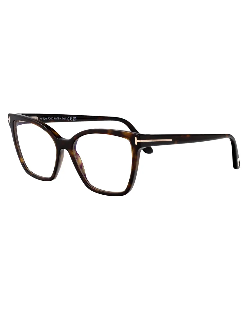 Tom Ford Women's Sunglasses Ft5812-B Havana Acetate Glasses & Frames Havana