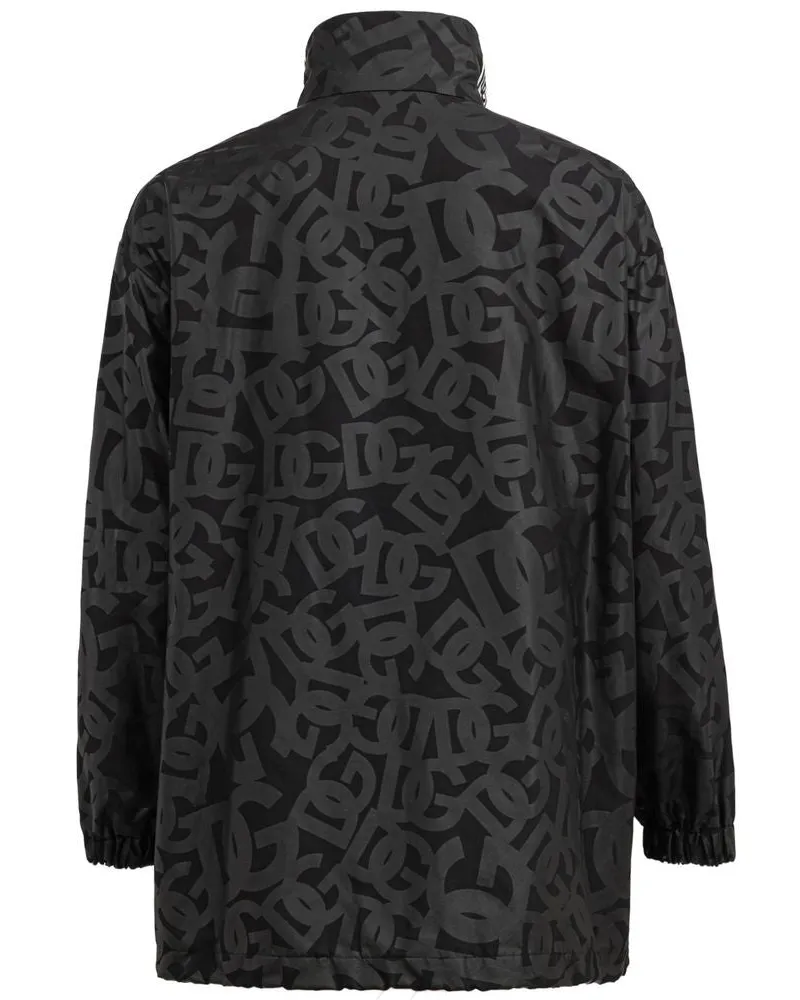 Dolce & Gabbana Men Black Polyester Shell Jacket Clothing Black
