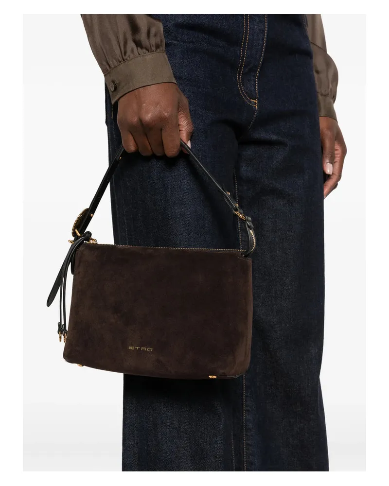 Etro Canvas Tote Bag — Brown Brown