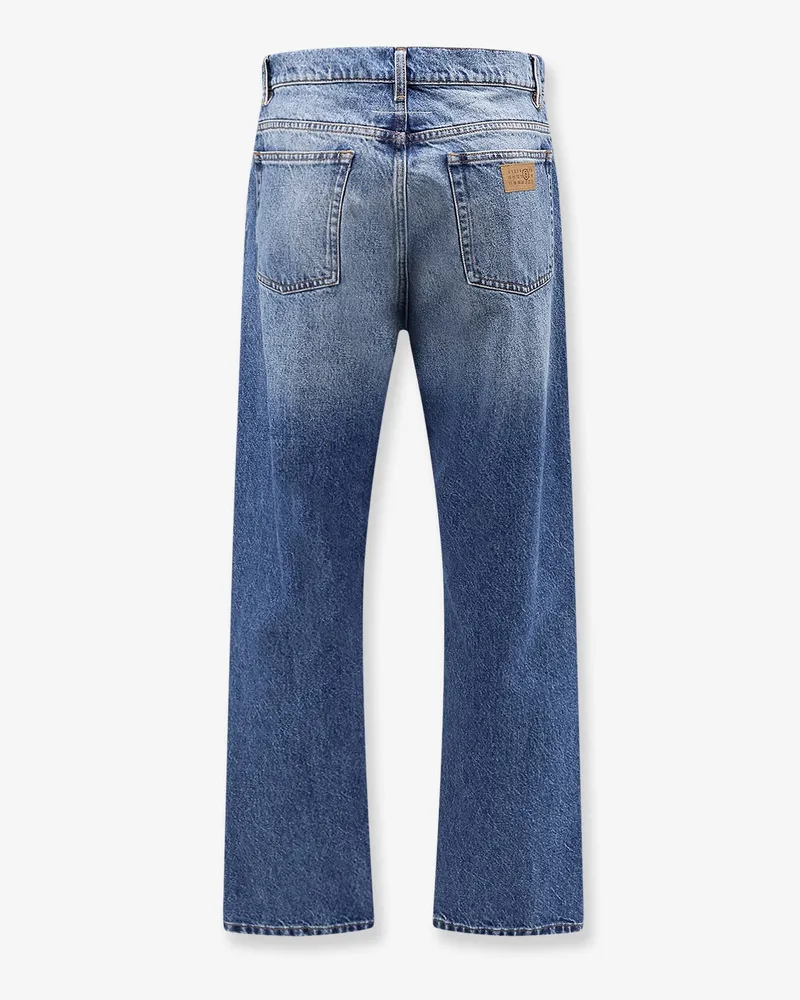 Maison Margiela Men's Jeans Cotton Blue Blue