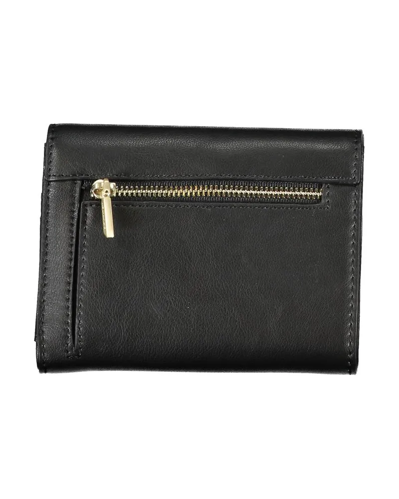 Calvin Klein Polyurethane Wallet — Black Black