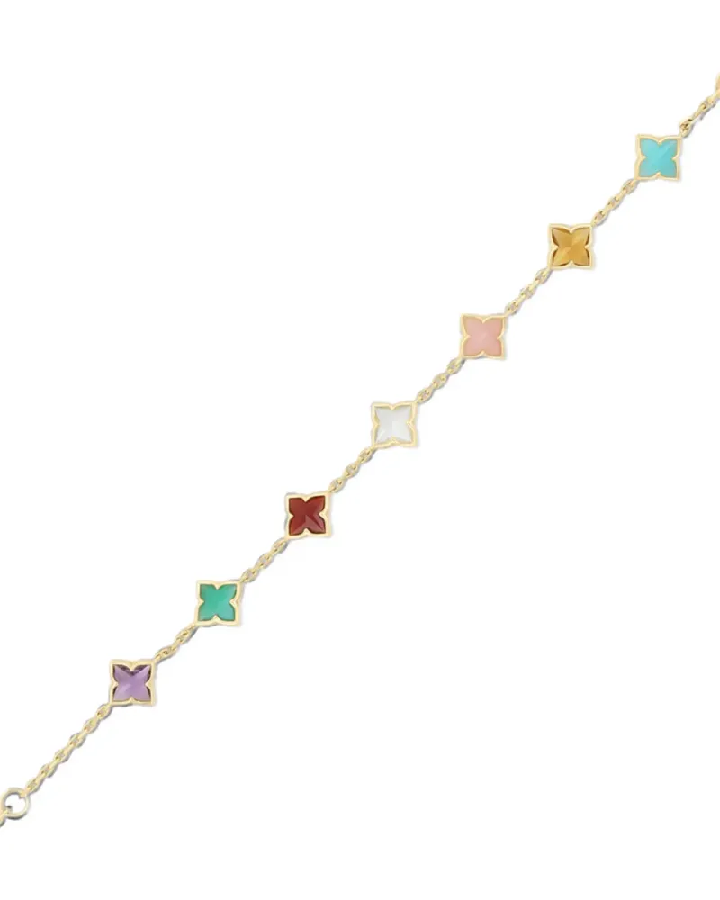 Roberto Coin Women's 18kt Yellow Gold Diamonds Bracelet Ss26 W Gold