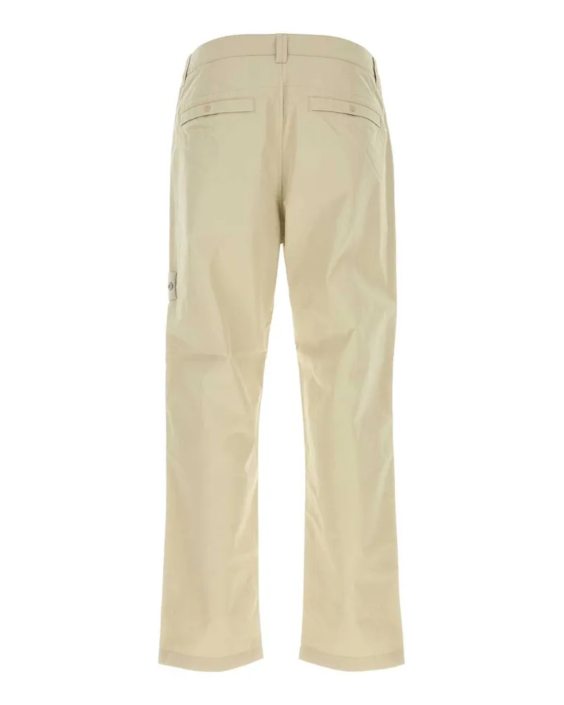 Stone Island Beige Pantaloni Exterior: Cotton Trousers Beige