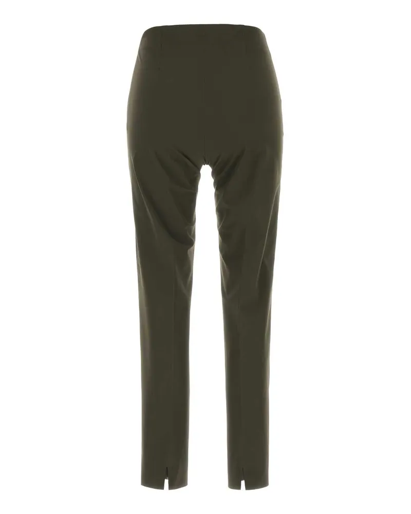 PT TORINO Women's Olive Green Stretch Jersey Gioia Pant Verde Exterior: Nylon Elastane Pantaloni Green
