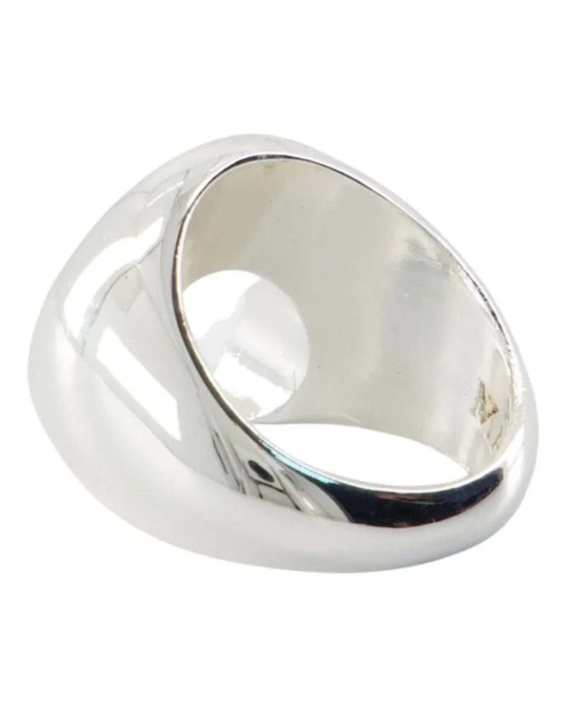 Marine Serre Women's Moon Ring Silver Jewelry-Watches Rings Silver