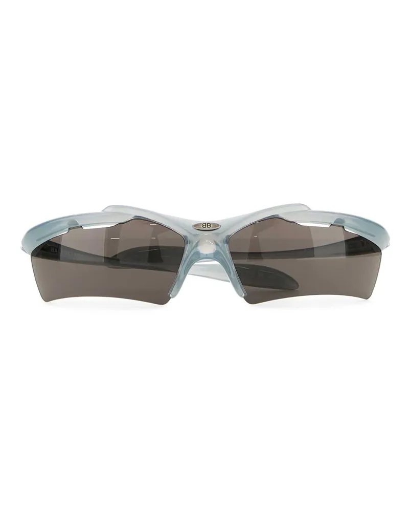 Balenciaga Women's Turbo Sunglasses Blue Acetate Blue