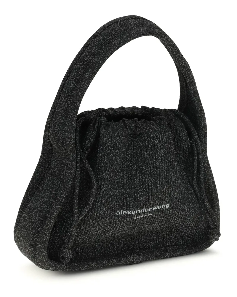 Alexander Wang Women's Ryan Handbag Reflective Charcoal Polyester; Nylon Handbags Hand Bags Charcoal