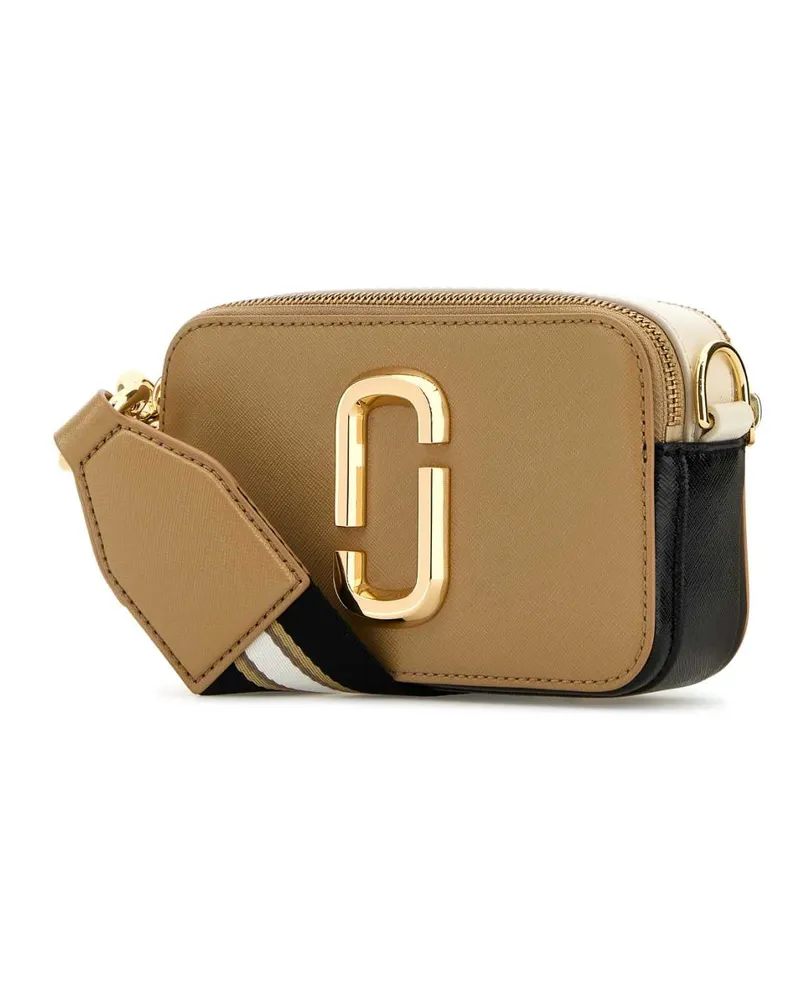 Marc Jacobs Women's Multicolor Leather The Snapshot Crossbody Bag Camelmulti Borse A Mano Beige