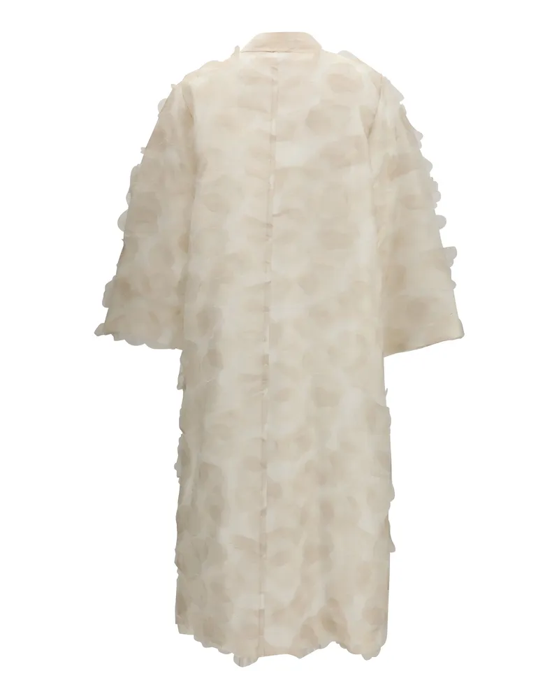 Max Mara Women's Mito Coat Argento Silk Beige