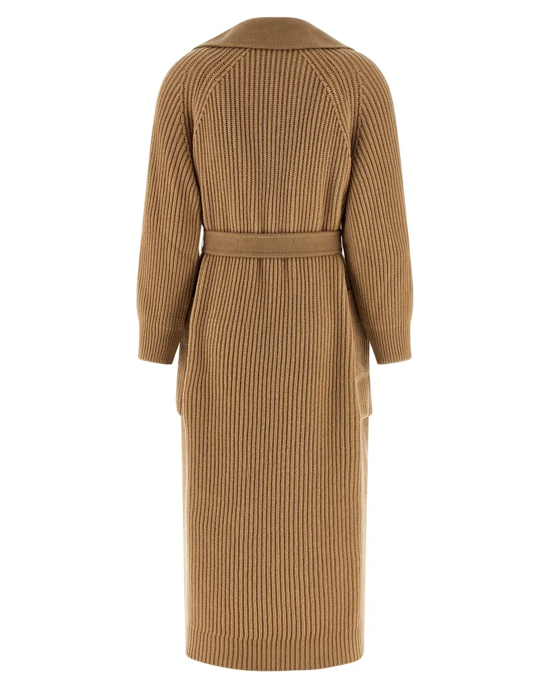 Max Mara Women's Beige Wool Coat Clothing Beige