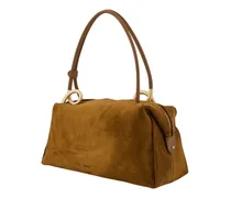 Women's Azariah Shoulder Bag Brown Calfskin