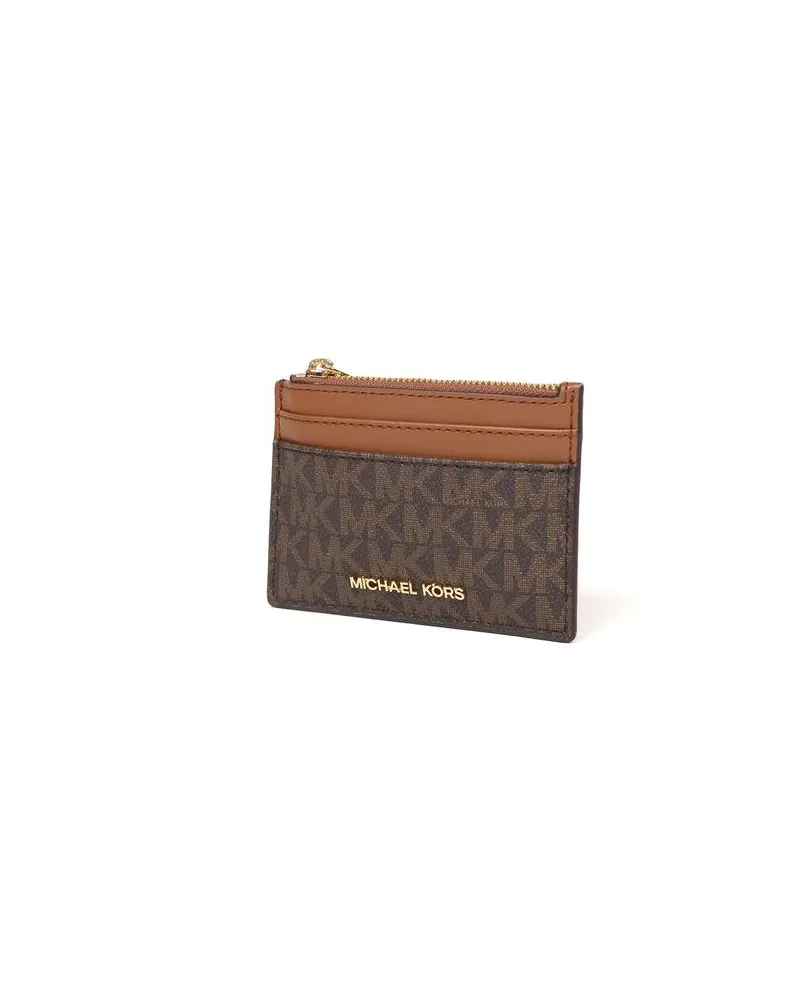 Michael Kors Jet Set Travel Card Case — Brown Brown