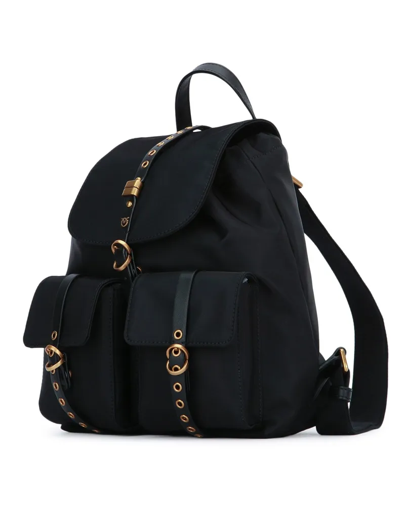 Pinko Women's Backpack Classic Nylon+pu Z99q Zaini Black