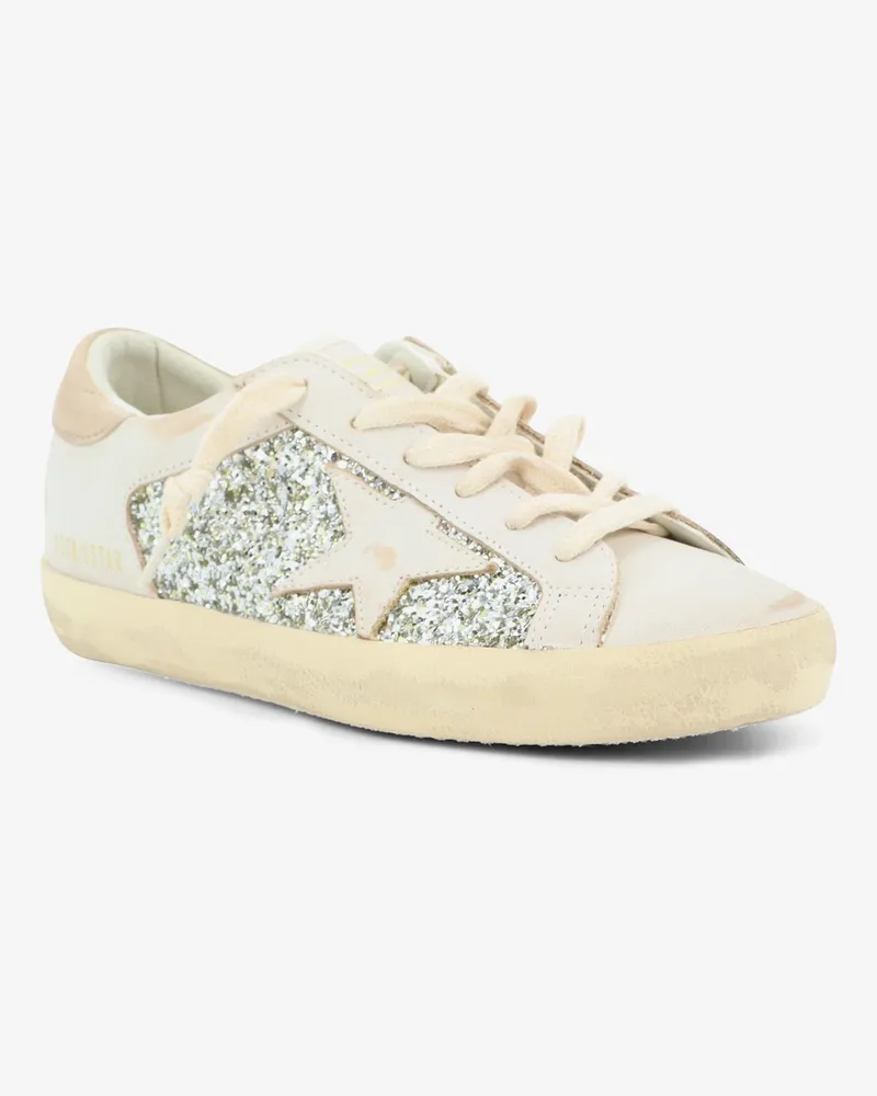 Golden Goose Women's Leather Sneakers Superstar White Trainers White