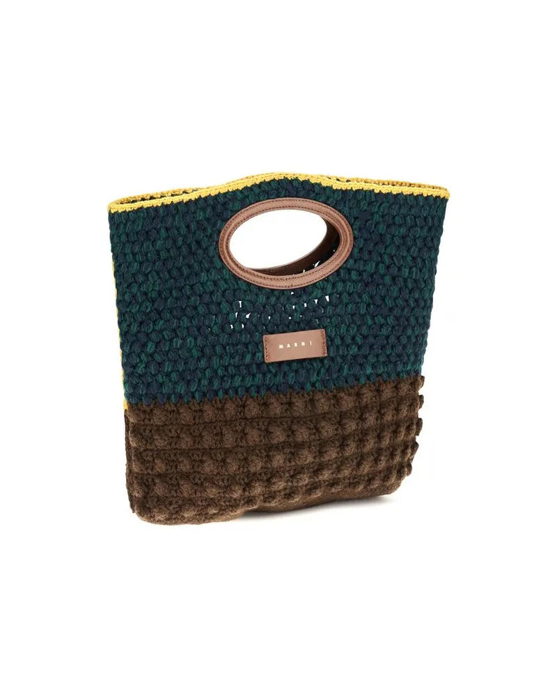 Marni Women's Multicolor Wool Oves Aries Clutch Bag Multicolor