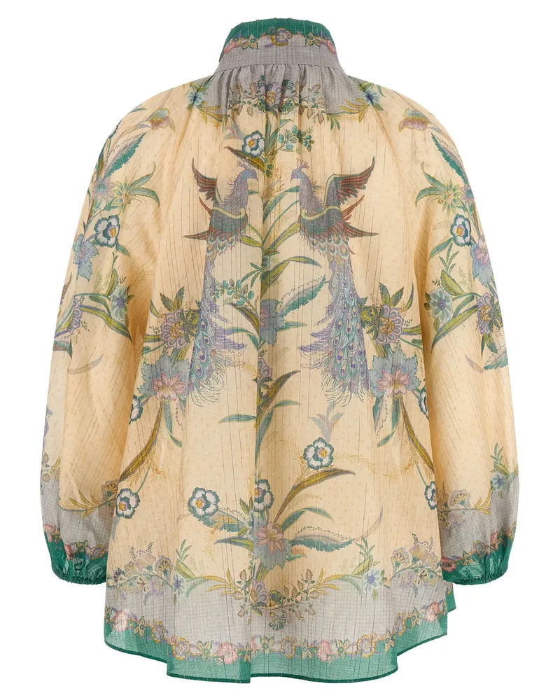 Zimmermann Indra Blouse — Cream Cream