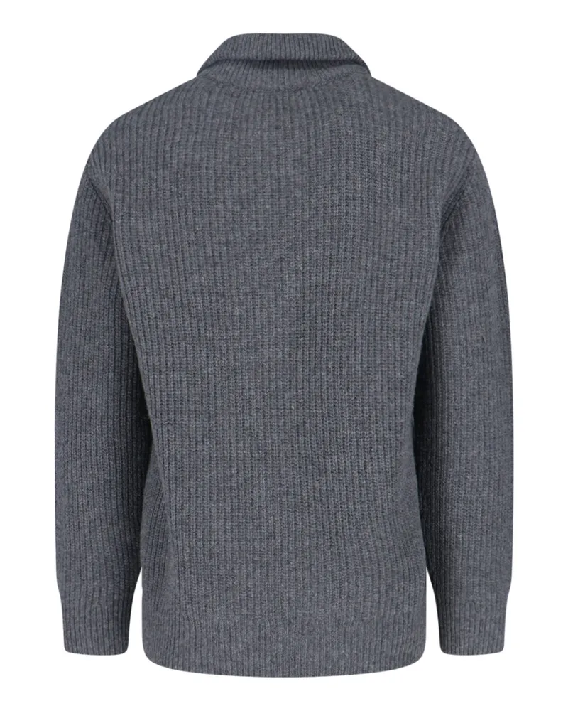 Closed Men Sweaters Grey Wool Gray