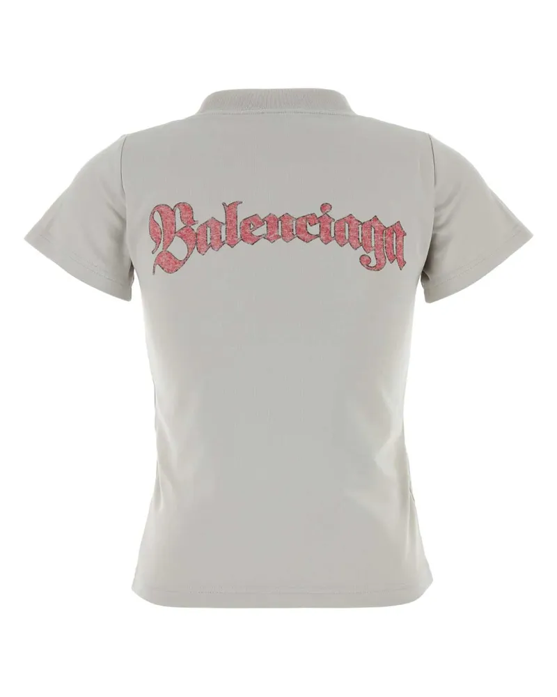 Balenciaga Dirty White Exterior: Cotton T-Shirt T-shirts And Polos White