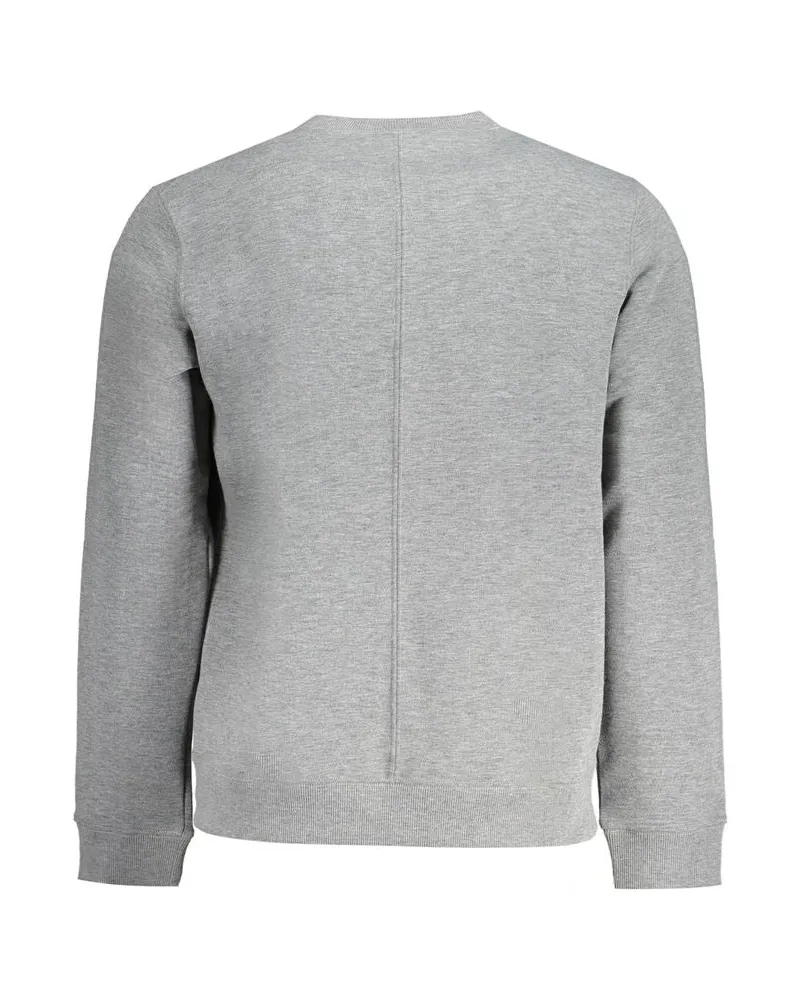 Calvin Klein Crew-Neck Cotton-Blend Sweatshirt — Gray Gray