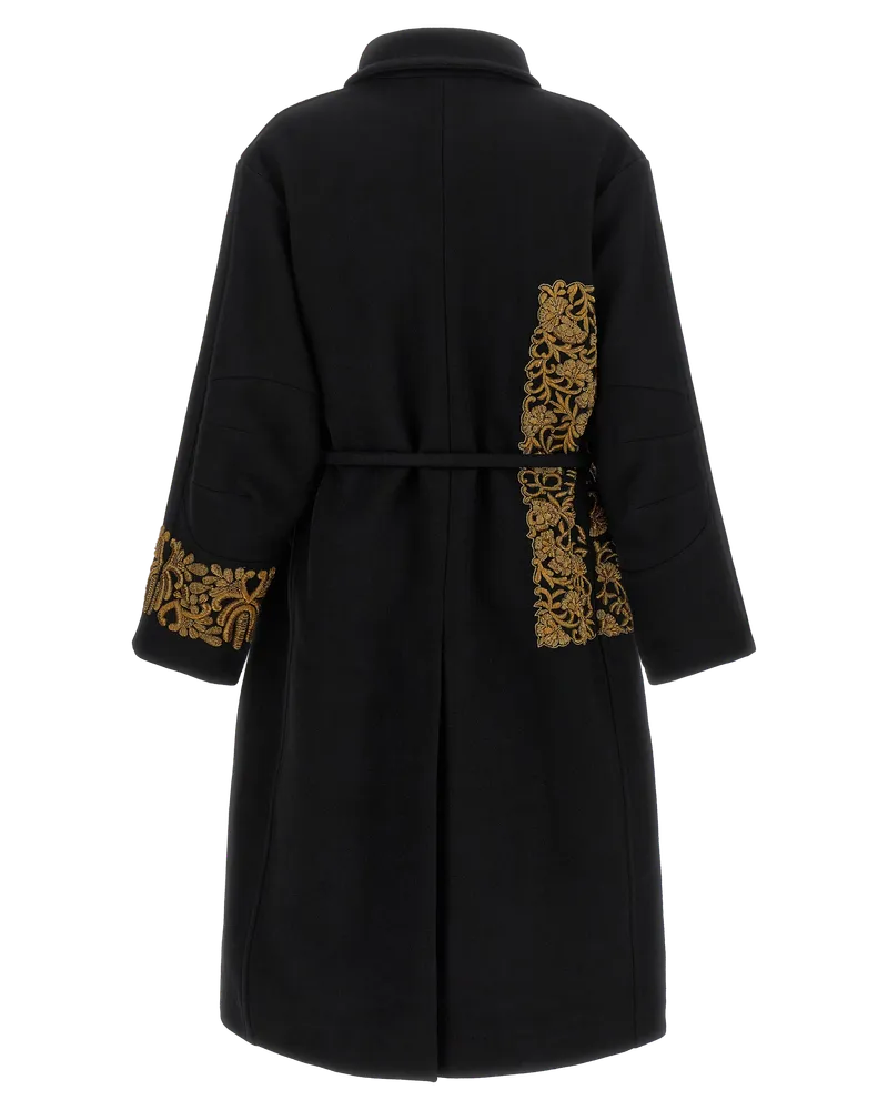 Dries van Noten Coat — Black Black