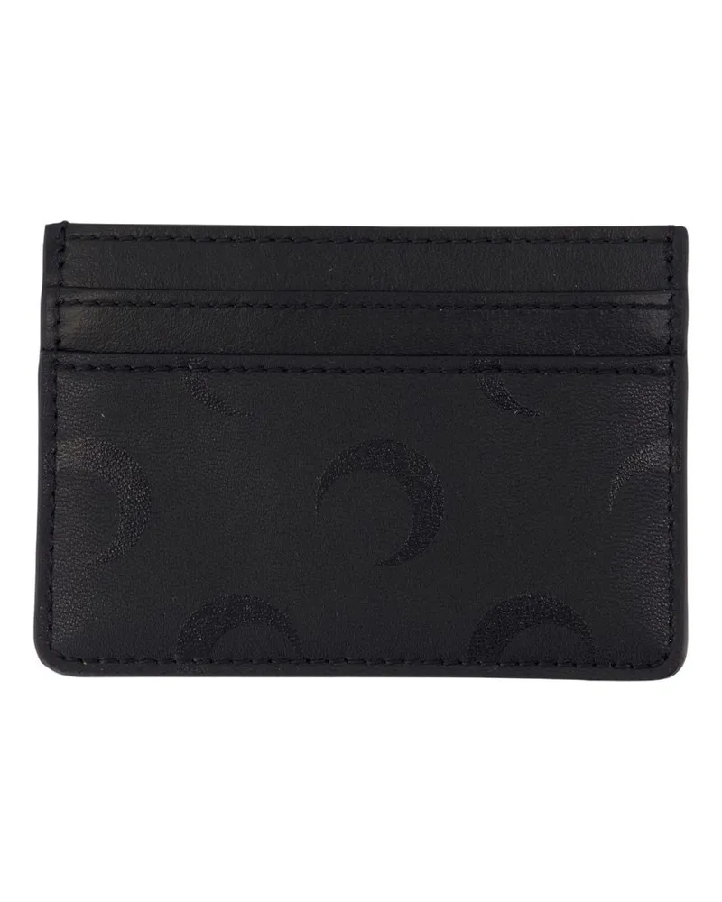 Marine Serre Unisex Moon Card Holder -  Synthetic Black Accessories Card-Holder Black