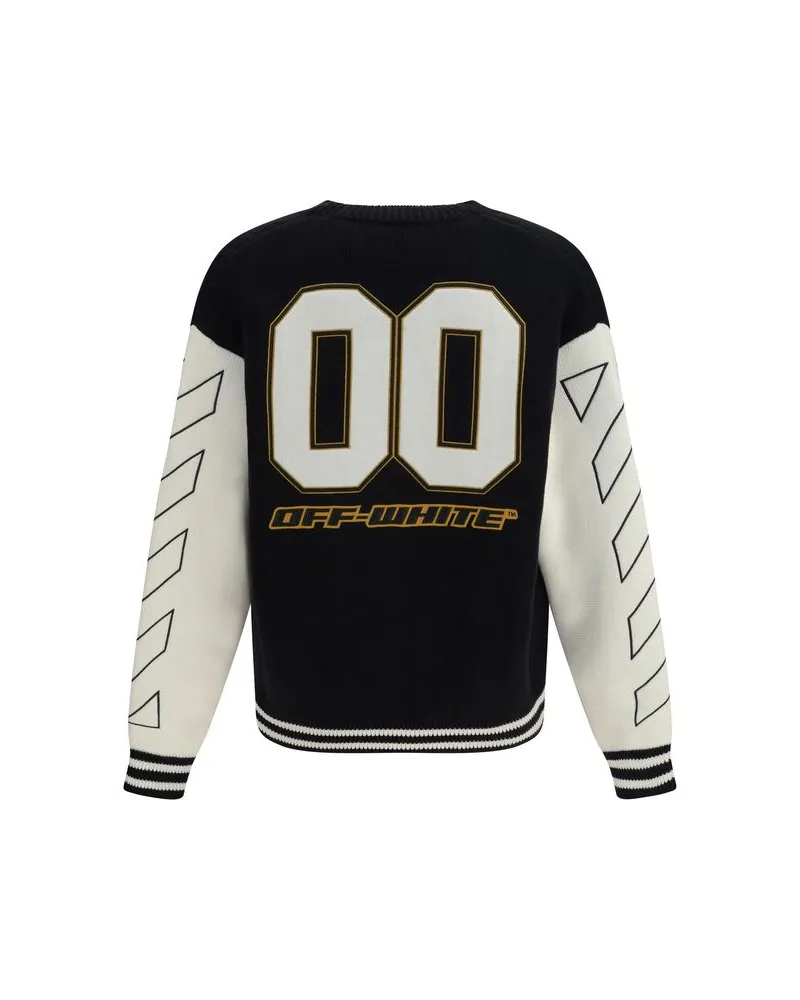 OFF-WHITE Men's Black Cotton Cardigan Clothing Black