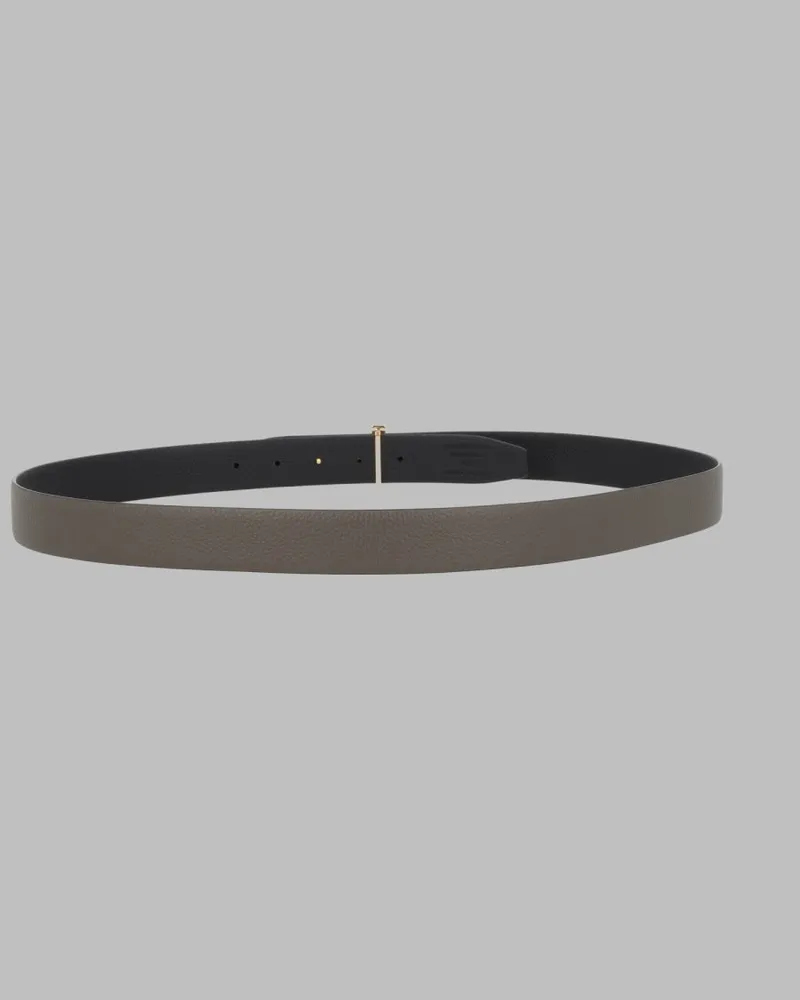 Tom Ford T Icon Belt — Beige Beige