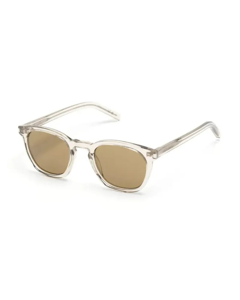 Saint Laurent SL28 Sunglasses — Beige Beige