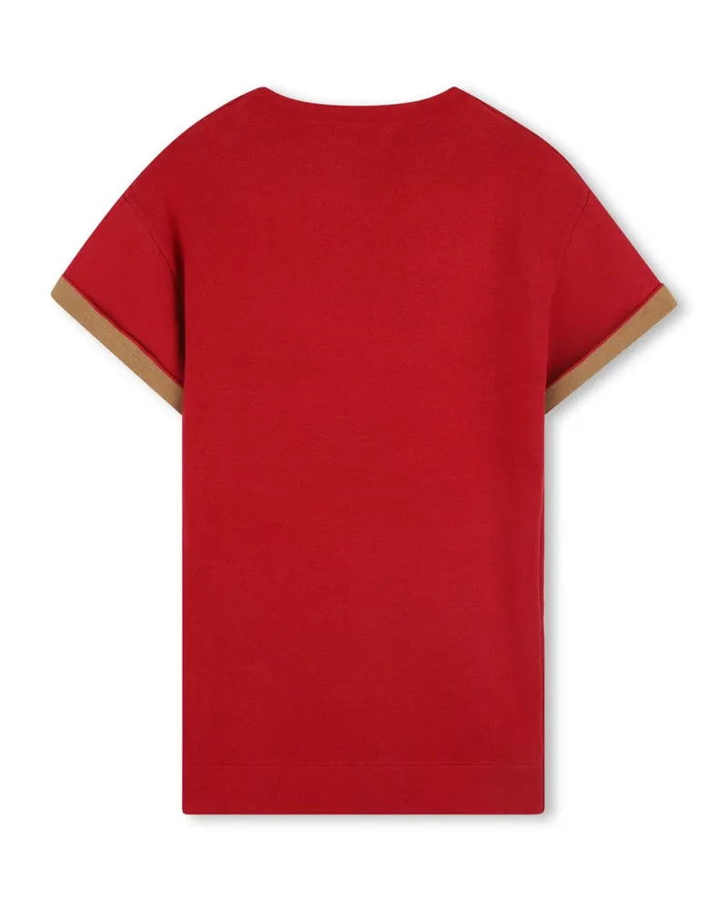 Lanvin Lace Cotton Dress — Red Red