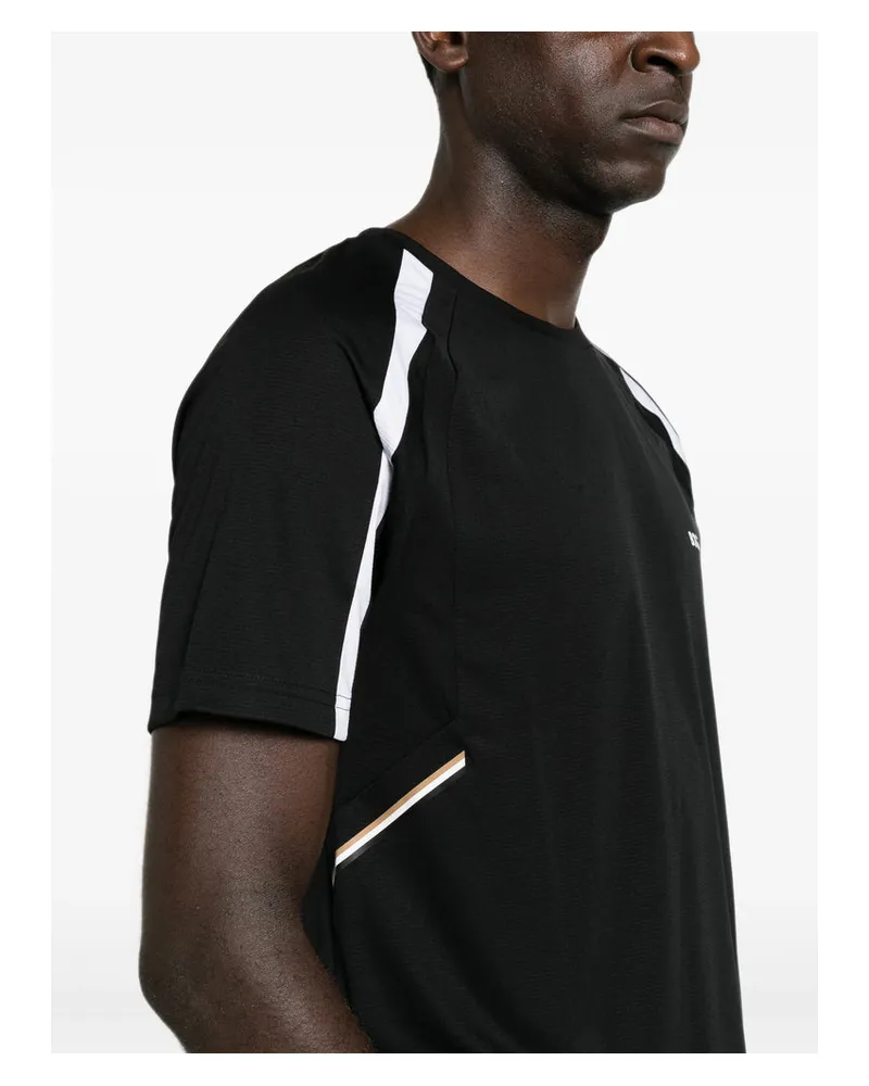HUGO BOSS Recycled Technical Jersey T-Shirt — Black Black