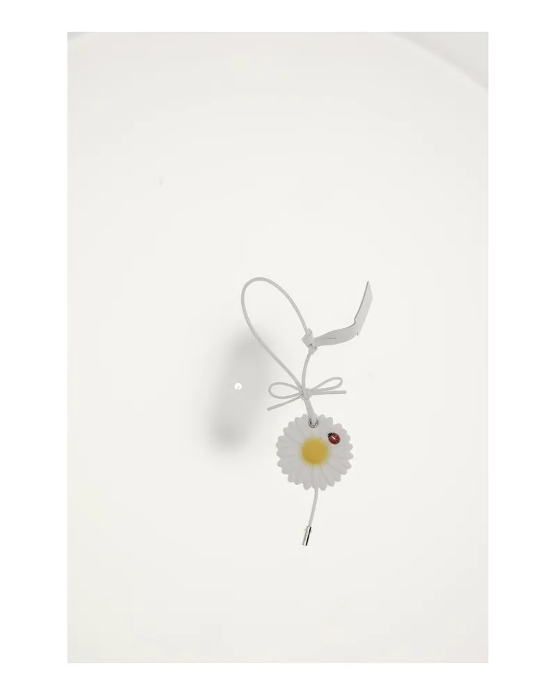 Dior Women's Bag Charm Calf Leather Yellow (bos Taurus) Keyrings & Keychains Yellow