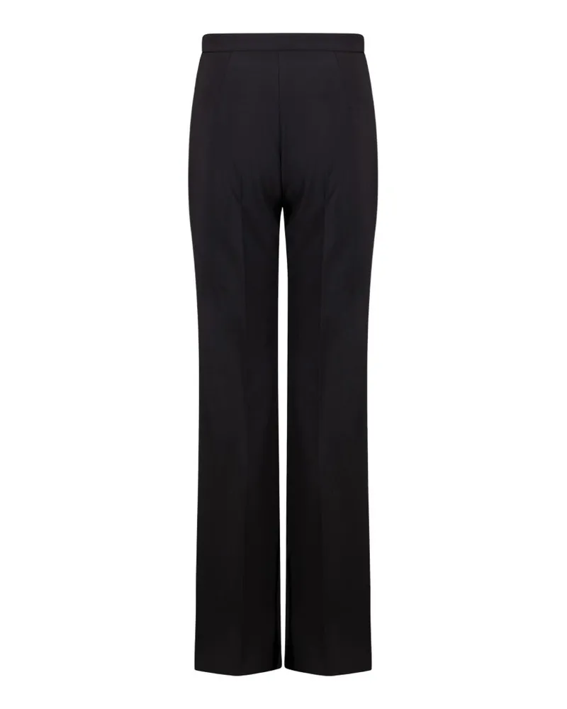 Elisabetta Franchi Horsebit-Detail Trousers — Black Black