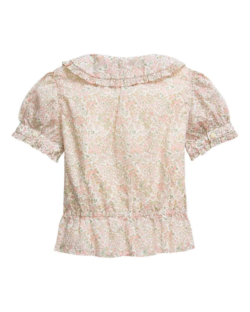 Ralph Lauren Girls Blouse Pink Cotton Blouses And Shirts Pink
