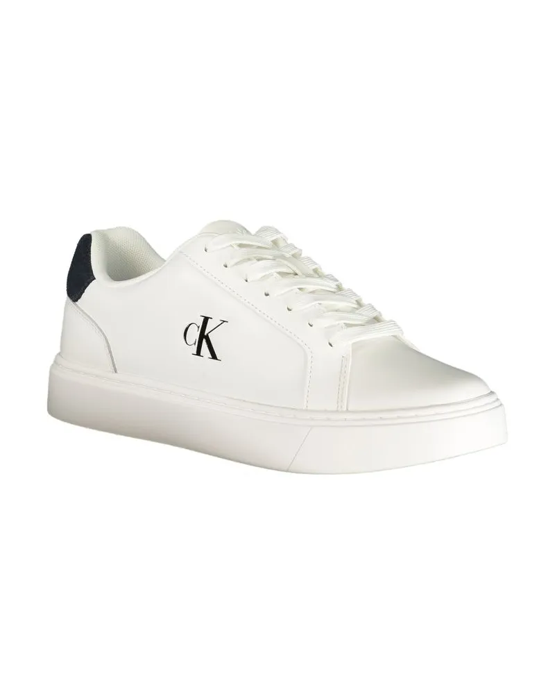 Calvin Klein Logo Low-Top Sneaker — White White