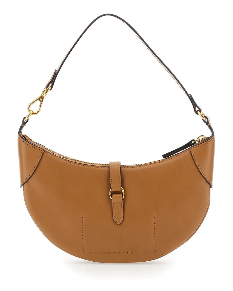 Ralph Lauren Women's Shoulder Bag P Id Mn Shdr - Brown Leather Cow Handbags Hand Brown