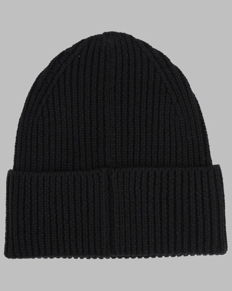 MSGM 4140ML08_26757499 Logo-Embroidered Beanie — Black Black