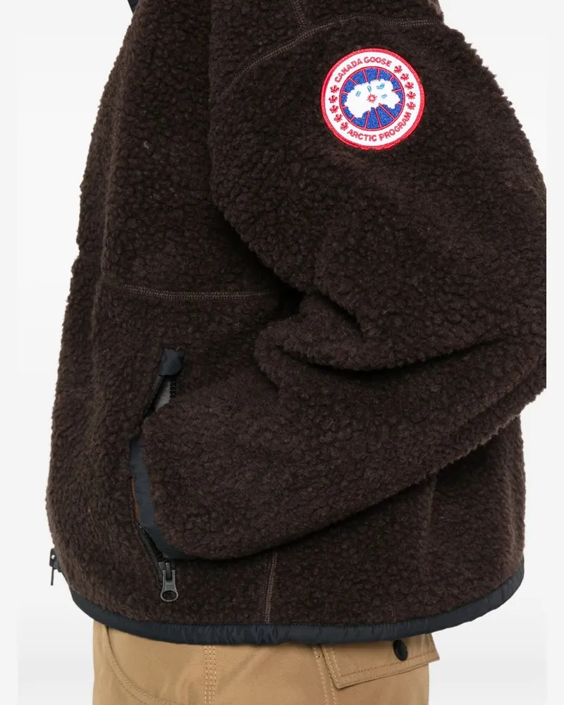 Canada Goose Fleece Wool Jacket — Black Black