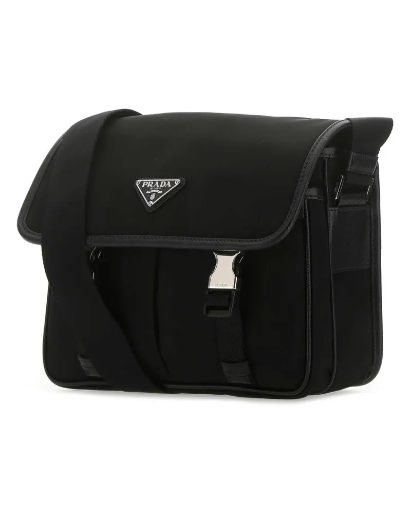 Prada Men's Black Re-Nylon Crossbody Bag F0002 Poliammide Riciclata-Vitello Borse A Tracolla Black