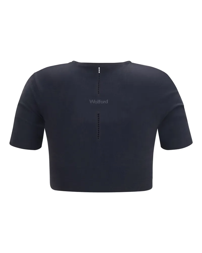 Wolford Seamless Fitted Sports T-Shirt — Black Black