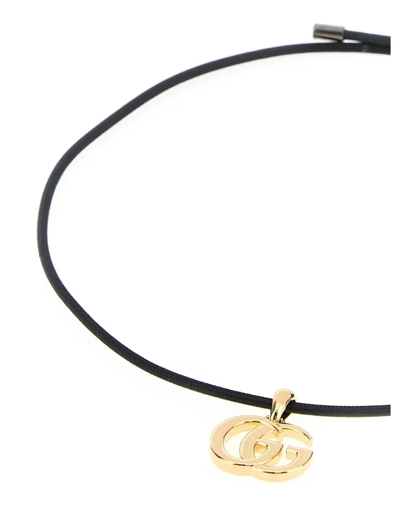 Gucci Fabric Necklace — Black Black