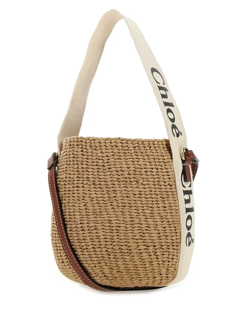 Chloé Woody Bucket Bag — White White