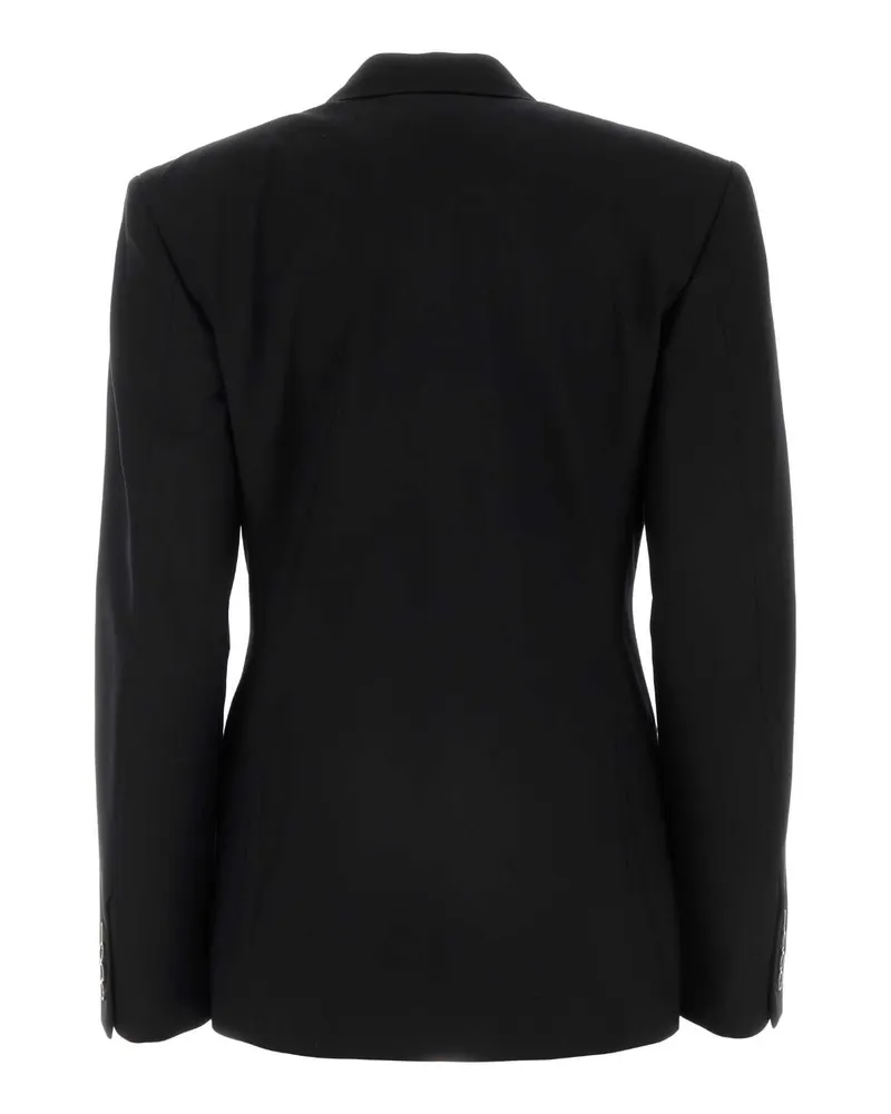 Balenciaga Women's Jacket Blazer Black Wool Blazers Black