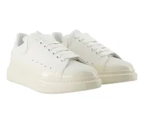 Men's Oversized Leather Sneaker White Calfskin