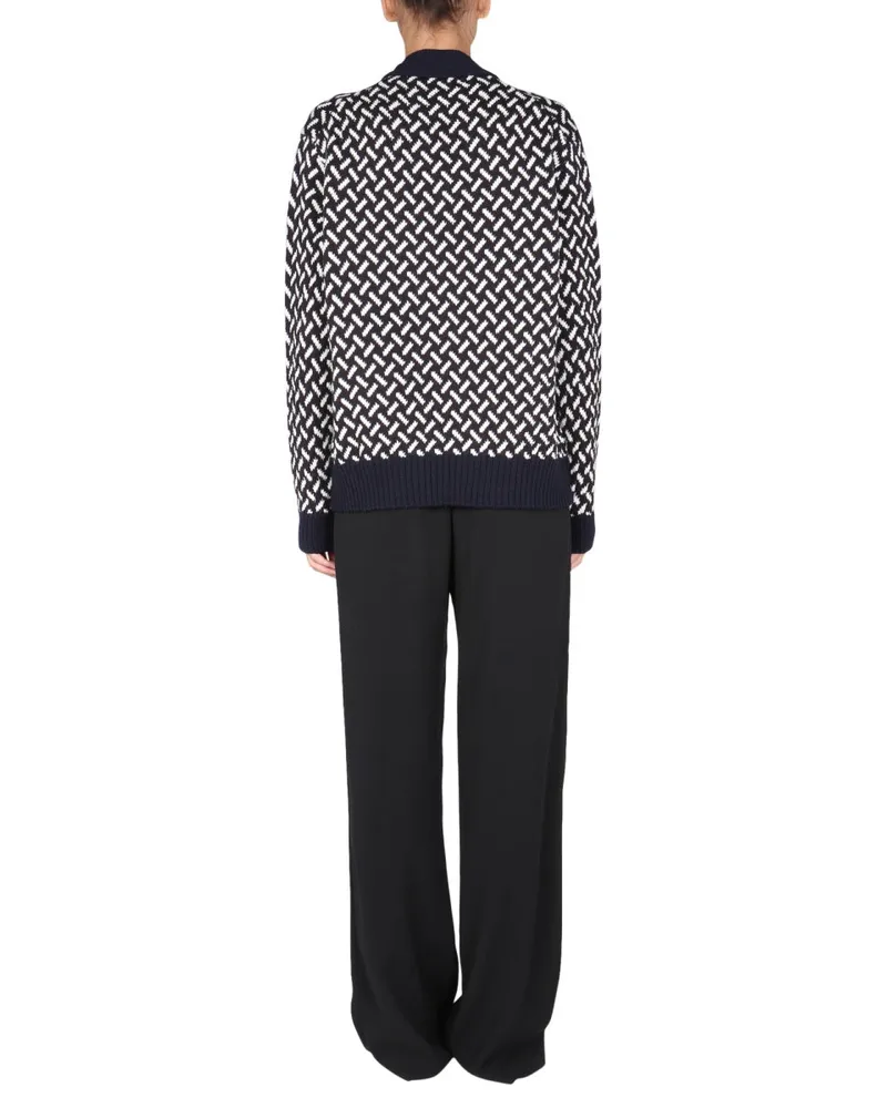 Jil Sander Jacquard Wool Sweater — Multicolor Multicolor