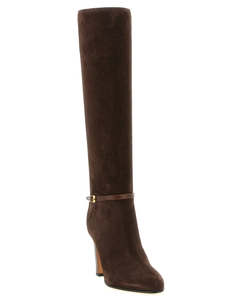 Valentino Garavani Pattie Boot — Brown Brown